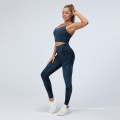 Pantalons hauts de taie sportive leggings de soutien-gorge pour femmes